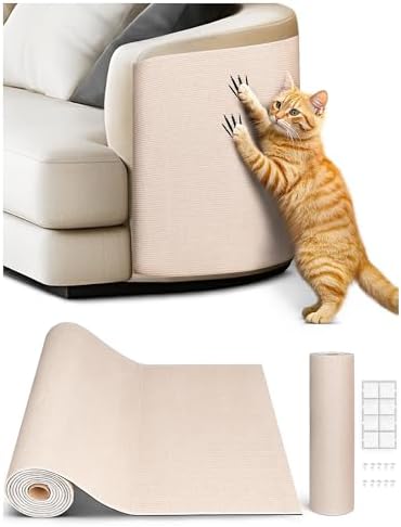 78.7"x15.8" Cat Scratch Mat — shown in a real home setting for scale