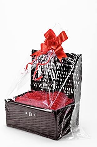 Make Your Own Hamper Kit, Oval High back Willow Basket which includes ...