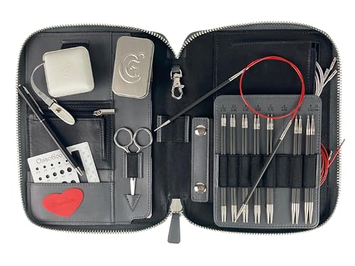 ChiaoGoo Fort&eacute; SS-Tipped Set, 5-inch (13 cm) [S] [L], US 2-15 (2.75-10 mm)