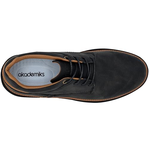 Image of AKADEMIKS Mens Dayton Oxford, Comfortable Footwear for Formal and Casual Wear