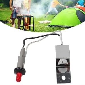 Kit d'allumage de gril à gaz pour Weber Q100 Q120 Q200 Q220 Q1000 Q2000, démarreur piézo haute tension avec électrode en acier inoxydable, pièces de réparation pour barbecue extérieur