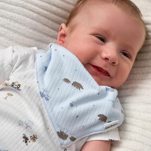 Image of Gerber Baby 9-piece Baby Gift Set for Newborn Boys & Girls - Premium Cotton Baby Essentials Layette Set