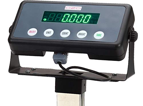 Paketwaage DZD DJ-KL 300 kg mit Bluetooth und Aluminiumguss-Plattform