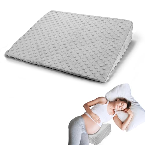 Wedge Pillow for Pregnancy, Memory Foam Slope Pillow with...
