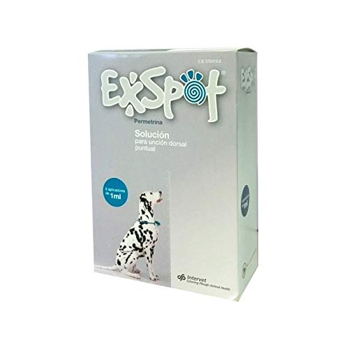 Pack 6 pipette Exspot 1ml per cani anti-pulci, zecche e leishmaniosi