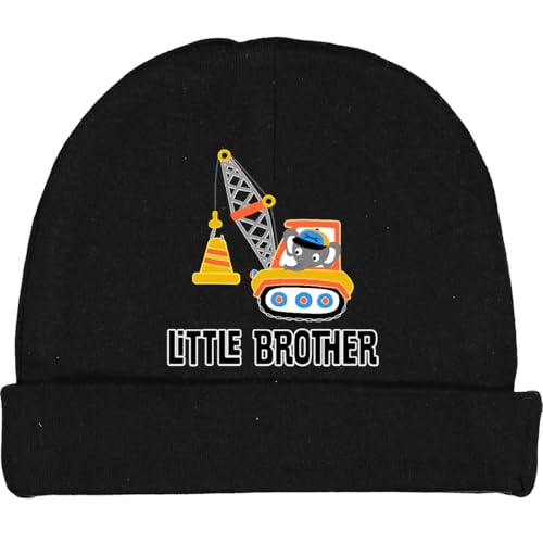 inktastic Little Brother Construction Truck Boys Baby Beanie Hat