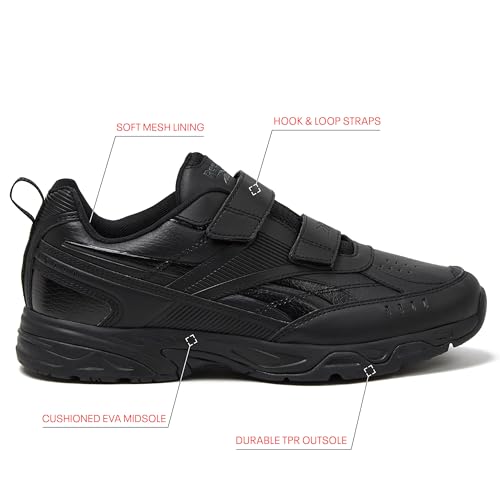Image of Reebok Rapid Strike KC Walking Mens Shoes, Comfortable Hook & Loop Training Sneakers for Men