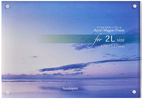 Nakabayashi Co, Ltd. Acrylic Magnet Frame 2L Size 85439