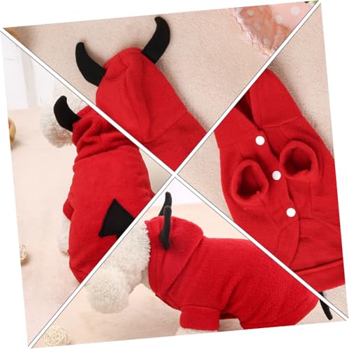 Disfraz devil para perro tamaño S miniatura 7
