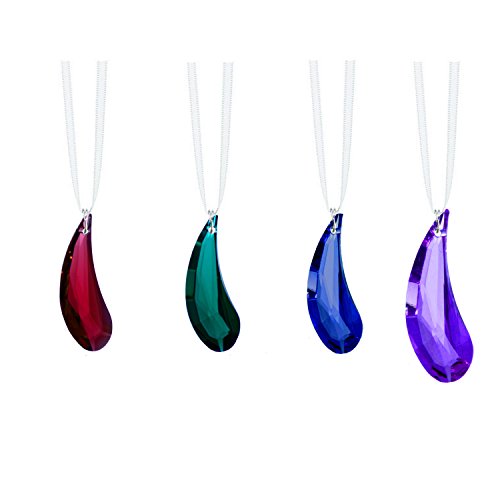 Swarovski Strass Crystal Colorful Fairy Wing Prisms 4 Pcs Crystal Sun Catcher Ornament Package Deal