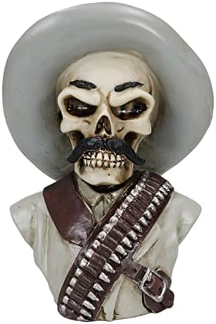 Ebros Gift Day of The Dead General Pancho Villa Skull Skeleton Bu...