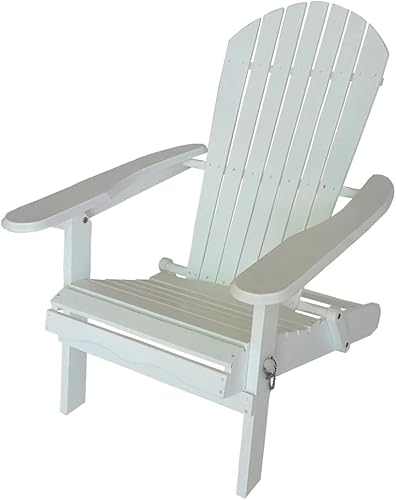 Miniatura 20 de Leigh Country, silla de jardín de tablas de madera., Adirondack, Rojo Rojo -,Blanco,Natural,https://www.amazon.com/dp/undefined