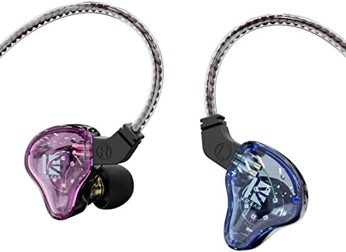 Yinyoo KBEAR KS2 Auriculares HiFi in-Ear para PC, 1BA 1DD Híbrido...