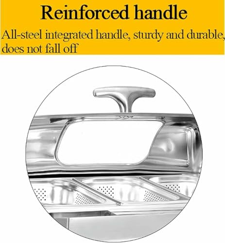 Chafing dish 9L en acier inoxydable de table de buffet pour restauration - 6