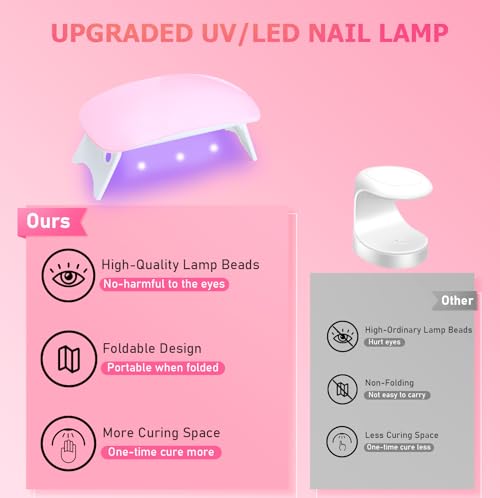 Cooserry Acrylic Nail Kit For Beginners: Acrylic Nail Sets With Drill And U V Light Nail Kits Set Professional Acrylic With Everything thumb #5