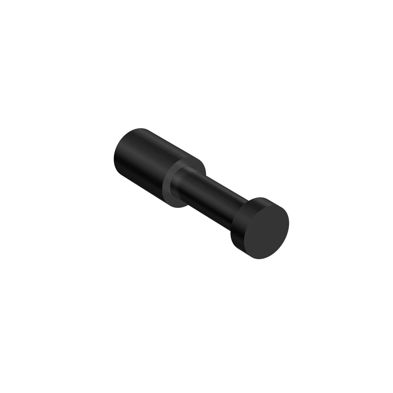 Cosmic Black Hook Matte Installation With Screws Measures 20 X 6.5 X 5.1 Cm