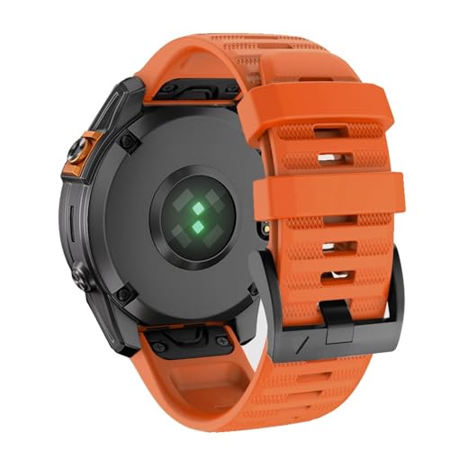 Bracelet silicone 22mm souple et résistant pour montre Garmin Fenix 7 et Forerunner