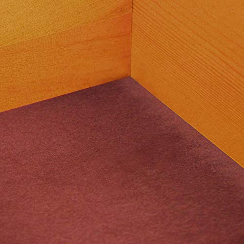 John Louis Home 12In. Deep Solid Wood 4-Drawer Premier Organizer Honey Maple #TOP4