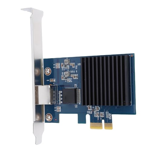 Tarjeta de Red PCIe 10G, Puerto Simple 10 Gigabit Ethernet Adaptador PCIe 4.0 X1 RJ45 MultiGigabit 10/5/2.5/1Gbps para PC Servidor miniatura 7