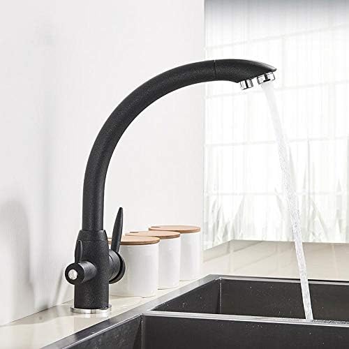 Robinet de filtre à eau pure double flux pour éviter calcaire et odeurs