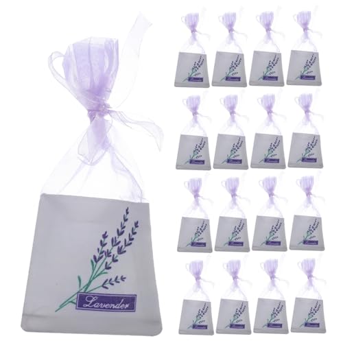 50 bolsas sachet vacías de lavanda con cordón decorativo miniatura 1