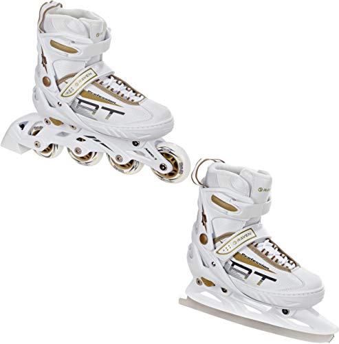 RAVEN Profession 2in1 Schlittschuhe Inlineskates Inliner für Kinder und...