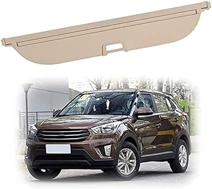 Auto versenkbare hinteren Kofferraum Paket Regal Cargo Covers per Hyundai IX25 2014 2018, Gepäck Vorhang Privatsphäre schützendes Zubehör
