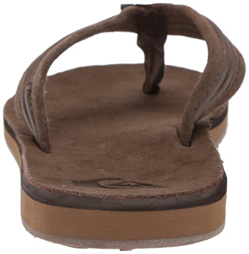 Quiksilver Men's Carver Leather Flip Flop Sandal3