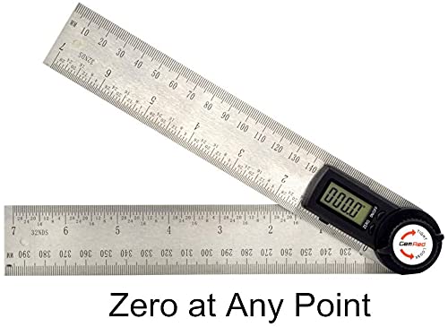 Gemred 82305-200D Digital Angle Finder Gemred Protractor Stainless Steel 7Inch 200Mm thumb #5