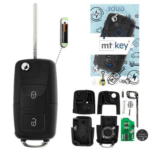 Clé 434 MHz 1J0959753AG avec circuit haute fréquence pour VW et Seat