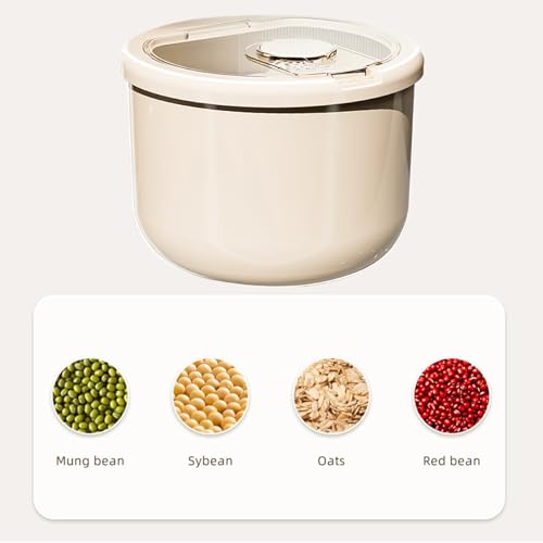 Cubo de basura de comida para mascotas con tapa bloqueable que evita robos de tus perros 8
