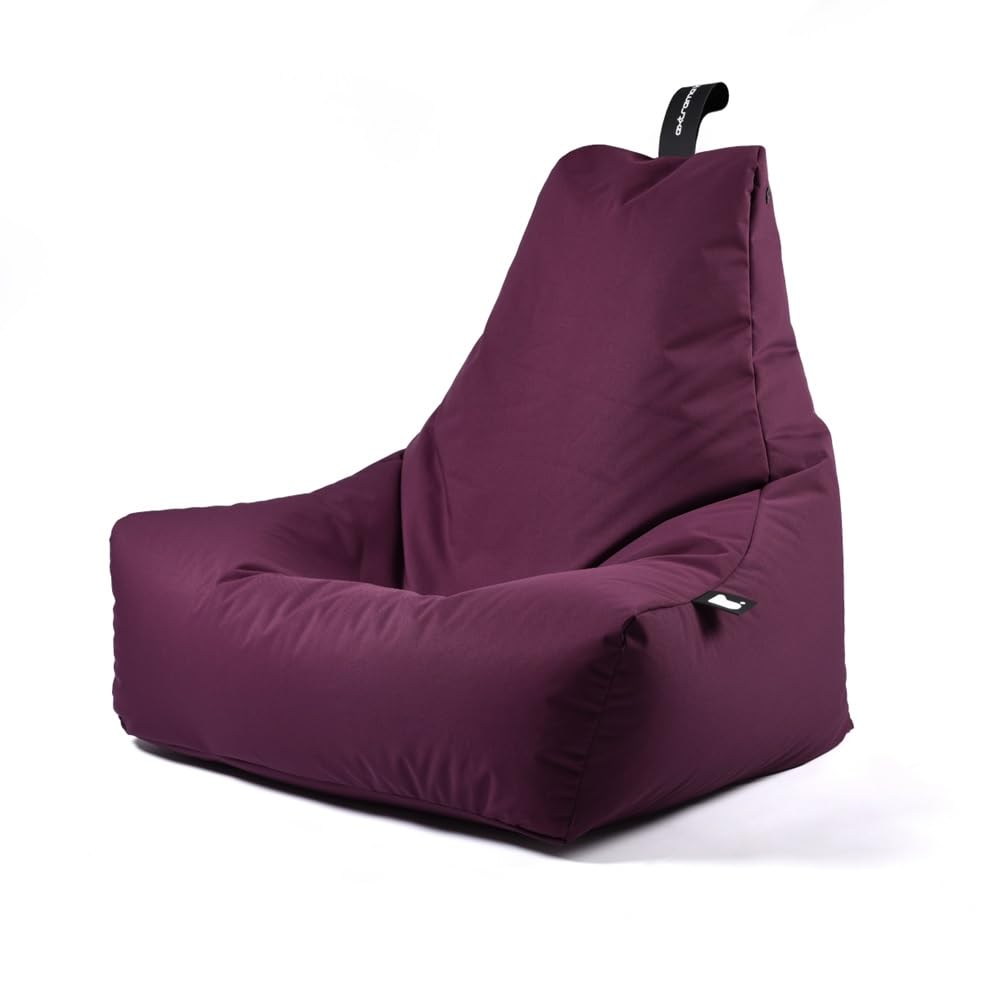 – Extreme Lounging® Mighty Bean Bag | UV Protected & Waterproof | Made in UK Premium Indoor & Outdoor BeanBag (Berry Purple)