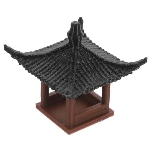 Toyvian Arquitectura Micropaisajística De Miniestatua De Pabellón Chino Decoración De Pabellón De Estilo Antiguo para Micropaisaje para Adornos De Jardinería De