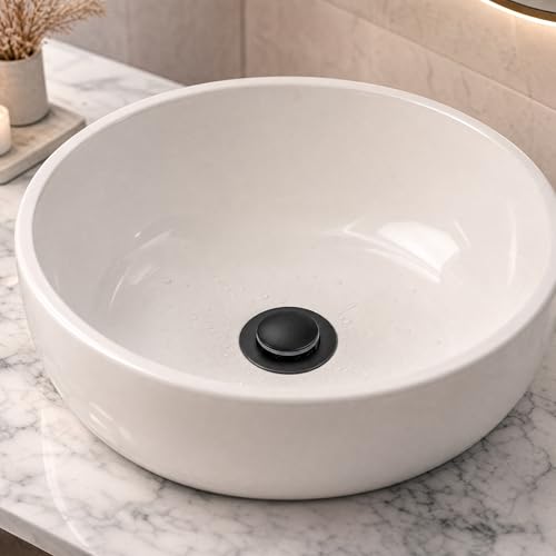Image of InArt Waste Coupling for Wash Basin /Pure SS 5 inch Drain Out let System Full Thread Half-Cap Pop up Coupling for Wash Basin Accessories (Matt Black - Pack of 1)