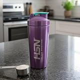 HSN Shaker We Are Nutrition! stal nierdzewna | 739 ml | metaliczny liliowy | kubek do mieszania z optymalnym systemem mieszania w pokrywie | szczelny | neutralny zapach | łatwy do czyszczenia