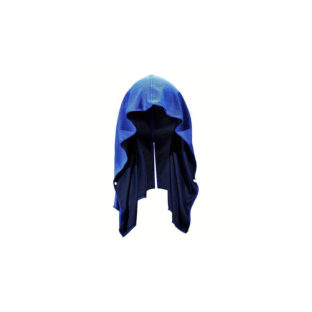 HHuDock Cooling Hoodie Towel, Cooling Bandana for Face and Neck, UPF50 Sun Protection for Hot Weather Sports Camping