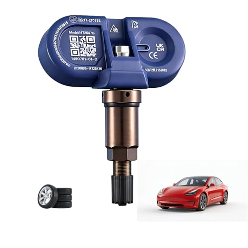 BLE Bluetooth TPMS Sensor for Tesla Model 3 (20212025) Model Y (20202025) Model S/X (20222025) Direct Fit Stable Signal Replace OE# 1490701-01-B - 1 Pack