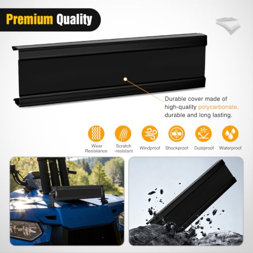 Image of Nilight 13.5 Inch Spot Flood Combo LED Light Bar Black Cover