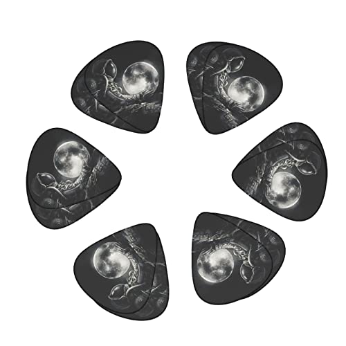 Pack de 12 médiators de guitare Moon Astronaut pour guitare électrique Guitare acoustique Diverses guitares - Les Beatles, Paul McCartney, John Lennon, RIngo Starr, George Harrison Pack de 12 médiators de guitare Moon Astronaut pour guitare électrique Guitare acoustique Diverses guitares