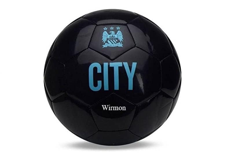 Wirmon Champions Black City Football League Finale Replica Football Without Pump (Size 5)-image-7