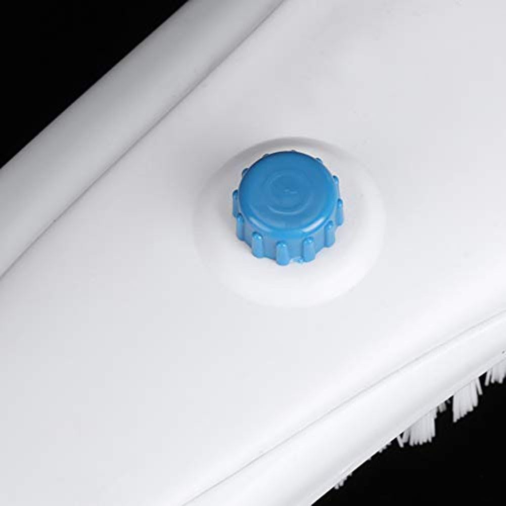 Spazzola da parete curva per piscine: testa di aspirazione con colla assorbente per la pulizia profonda delle piastrelle dei pavimenti, 46 cm, colore: bianco