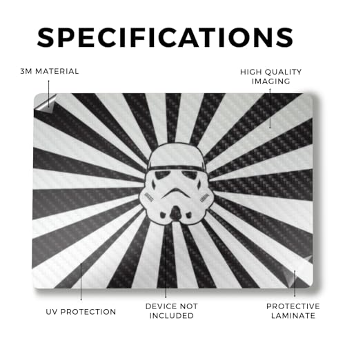 Image of Carbon Fiber Laptop Skin Compatible with Alienware M18 R2 (2024) - Star Rays - Premium 3M Vinyl Protective Wrap Decal Cover - Easy to Apply | Crafted in The USA by MightySkins