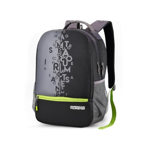 American Tourister 32 Ltrs Black Casual Backpack (AMT FIZZ SCH BAG 02 - BLACK)
