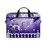 Langlebige Laptoptasche: aus hochwertigem, weichem Plüsch und strapazierfähigem, wasserabweisendem Canvas-Material zum Schutz Ihres Laptops vor Staub, Stößen, Schrammen und Kratzern und verschütteten Flüssigkeiten