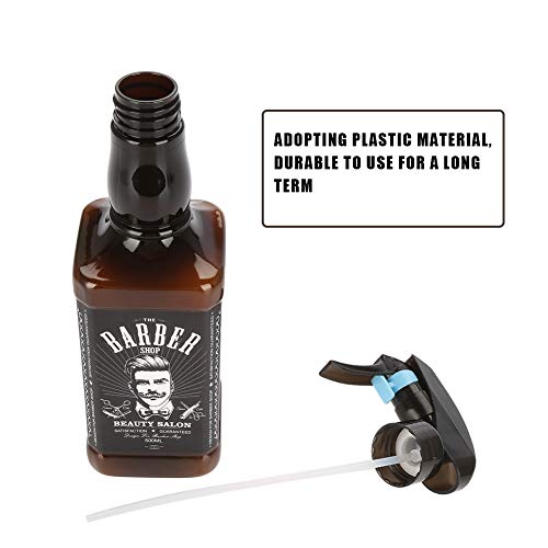 Spray de agua para barbería, 500 ml, botella de plástico miniatura 7