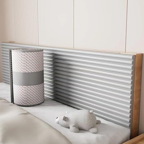 OAKVYNE Paneles De Pared Acolchados Autoadhesivos, Protector Pared 3D Anti-Golpes, Paneles Blandos DIY para Dormitorio, Tatami, Guardería, Cojín Pared Decorativo(C,20 * 100cm)