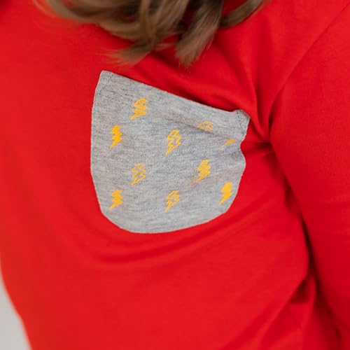 Image of Mightly Boys and Girls' Long Sleeve Raglan Shirt | Organic Cotton, Colorful Casual Stylish Clothes, Soft&Fresh Crew Neck Tee