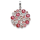 Clip&Mix Leonardo 017971 Anhänger, Kettenanhänger - Sardinia - Clip & Mix - Edelstahl - rot - 3.1x4.4x0.8cm