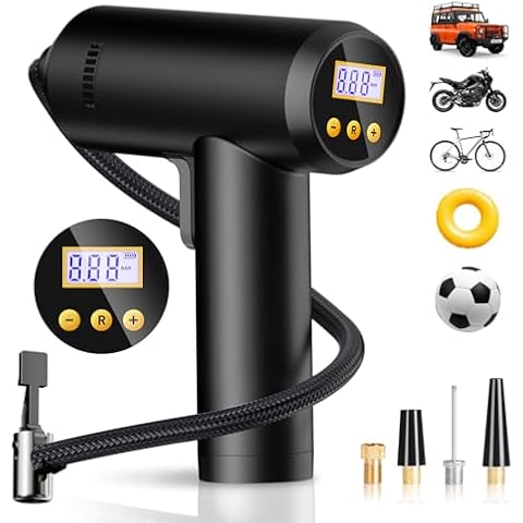 Petrinda Cordless Tyre Inflator with LED Light Cover