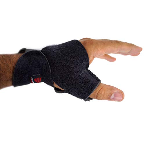 PROGNE SPORTS REF 105 Munhequeira com Polegar, U, Preta